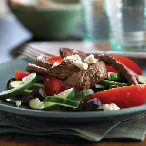 Grecian Tomato - Cucumber Salad