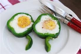 Green Bell Peppers and Egg