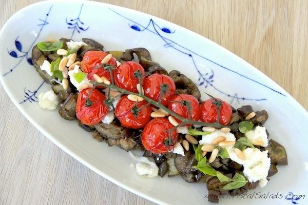 tomatoes on the vine salad